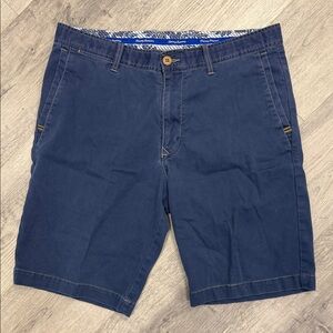 Tommy Bahama Deep Blue Flat Front Shorts